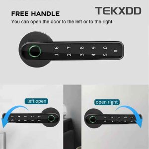 TEKXDD Serrure connectée Porte Intelligente à Empreintes Digitales